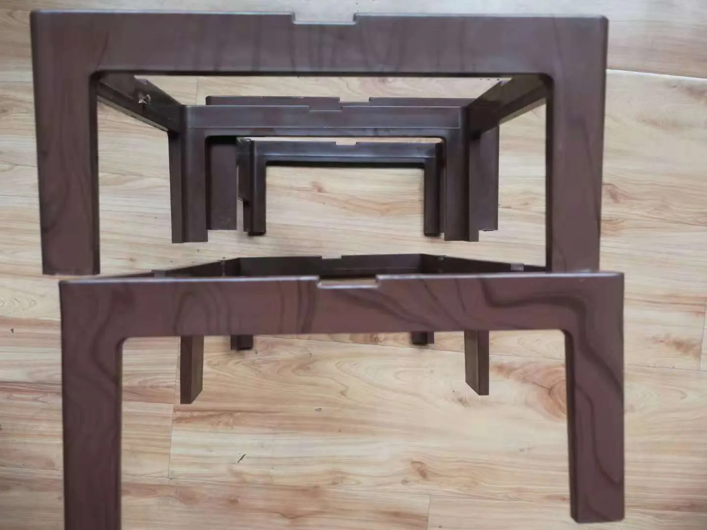 注塑仿木纹架子